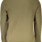 Green Cotton Men Sweater