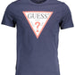 Blue Cotton Men TShirt