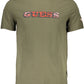 Green Cotton Men T-Shirt