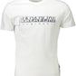 White Cotton Men T-Shirt