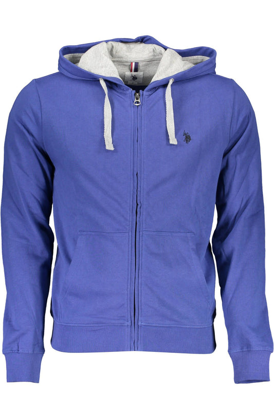 Blue Cotton Men's Sweater
