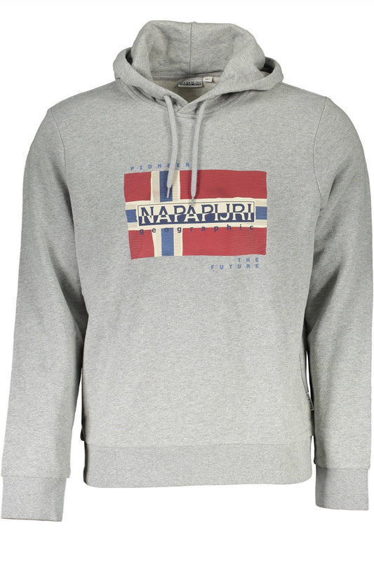 Gray Cotton Men Sweater
