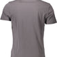 Gray Cotton Men T-Shirt