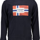 Blue Cotton Men Sweater