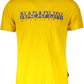 Yellow Cotton Men T-Shirt