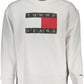 White Cotton Men Sweater