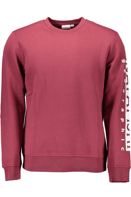 Red Organic Cotton Men Sweater
