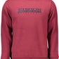 Red Organic Cotton Men Sweater