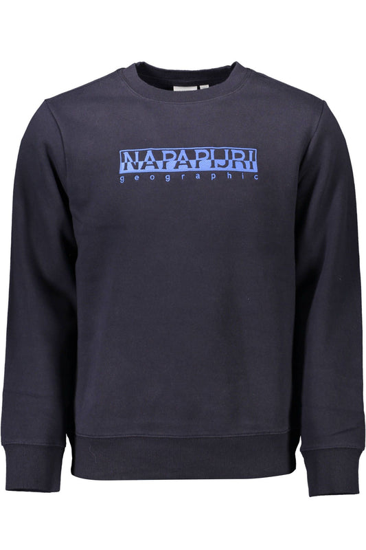 Blue Organic Cotton Men Sweater