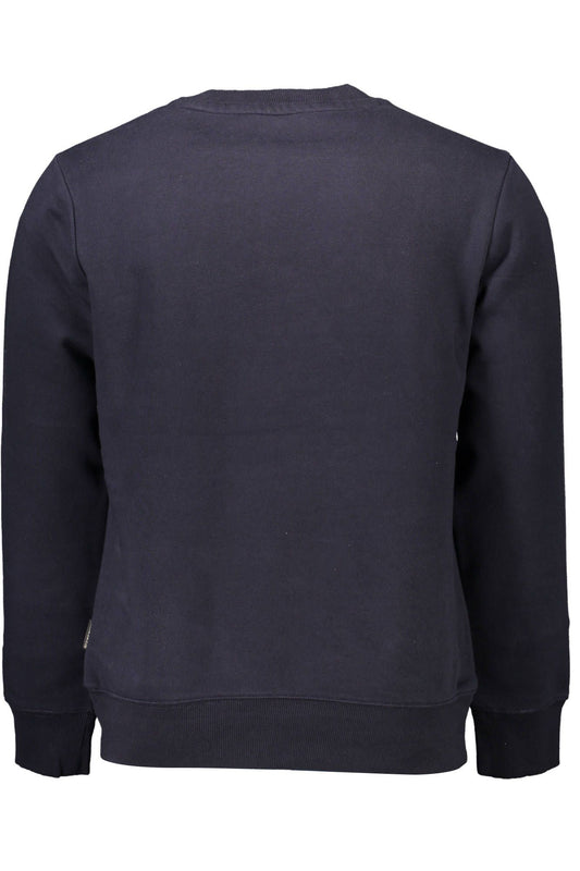 Blue Organic Cotton Men Sweater