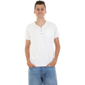 White Cotton Men T-Shirt
