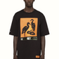 Black Cotton Men T-Shirt