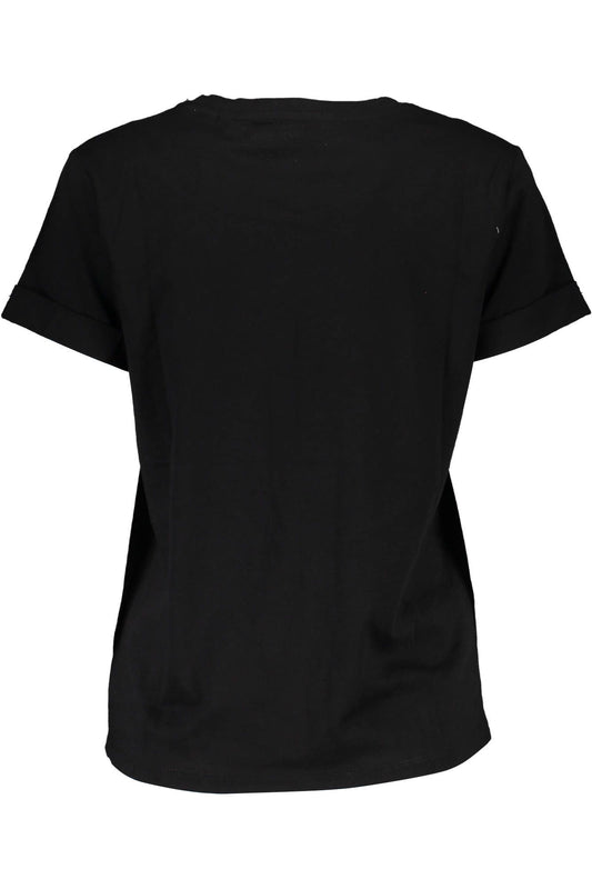 Black Organic Cotton Women T-Shirt