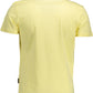 Yellow Cotton Men T-Shirt
