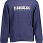 Blue Cotton Men Sweater