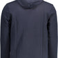Blue Cotton Men Sweater