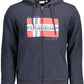 Blue Cotton Men Sweater