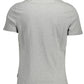Gray Cotton Men T-Shirt