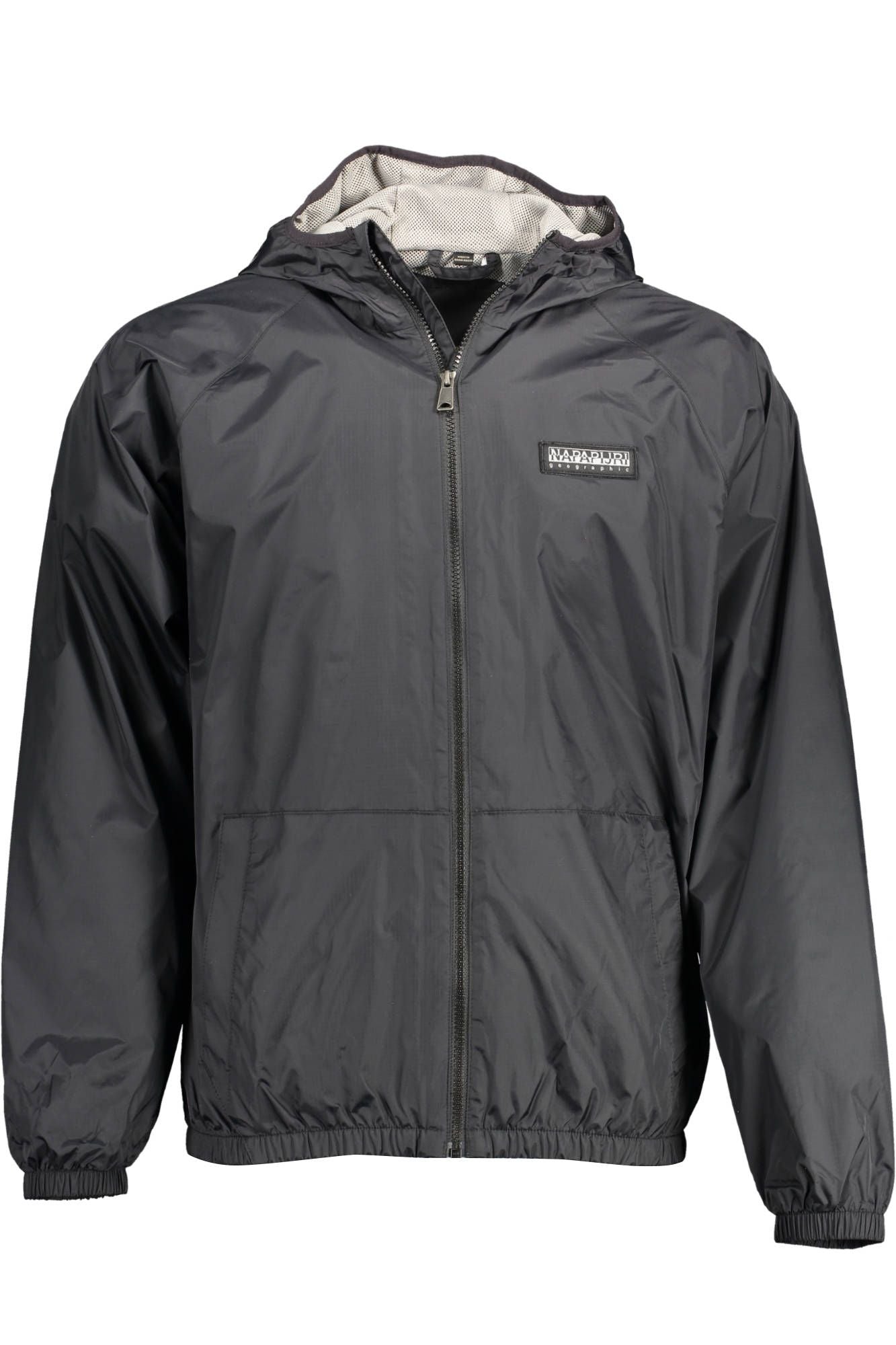 Black Polyamide Men Jacket