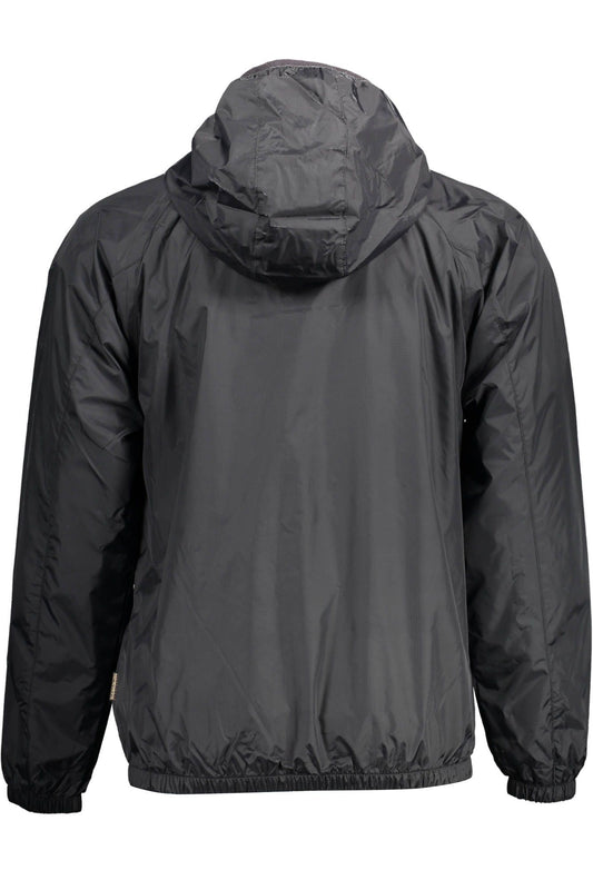 Black Polyamide Men Jacket