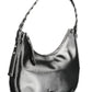 Black PVC Women Handbag