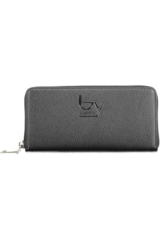 Black Polyurethane Women Wallet