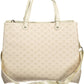 Beige PVC Women Handbag