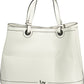 White Polyethylene Women Handbag