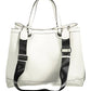 White Polyethylene Women Handbag