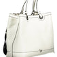 White Polyethylene Women Handbag