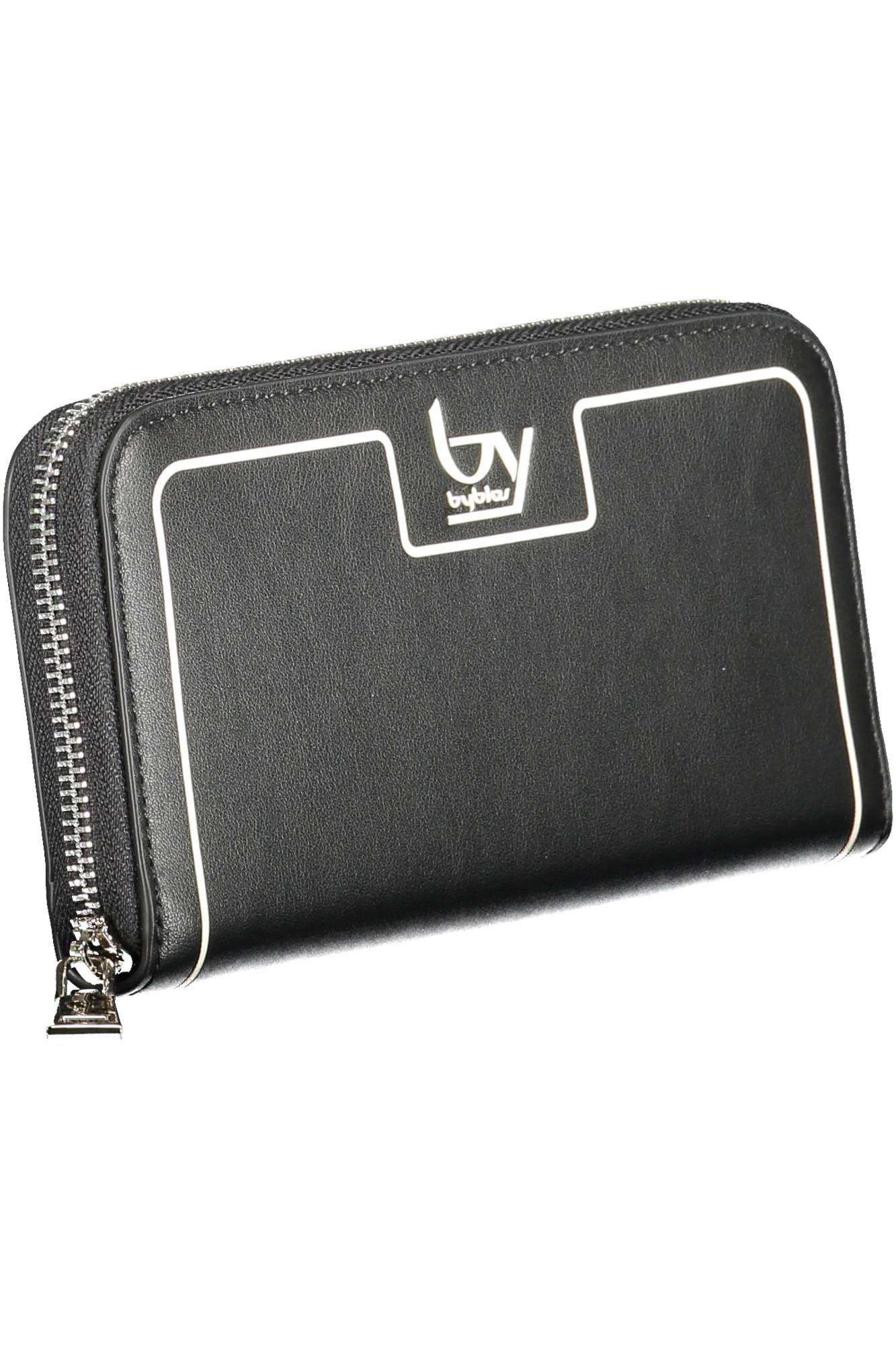 Black Polyurethane Women Wallet