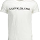 White Cotton Men T-Shirt