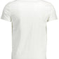 White Cotton Men T-Shirt