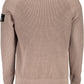 Brown Cotton Men Shirt
