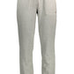 Gray Cotton Men Sports Trousers