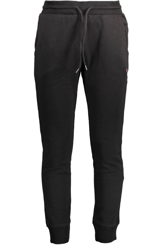 Black Cotton Men's Sport Trouser