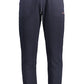 Blue Cotton Men Pant