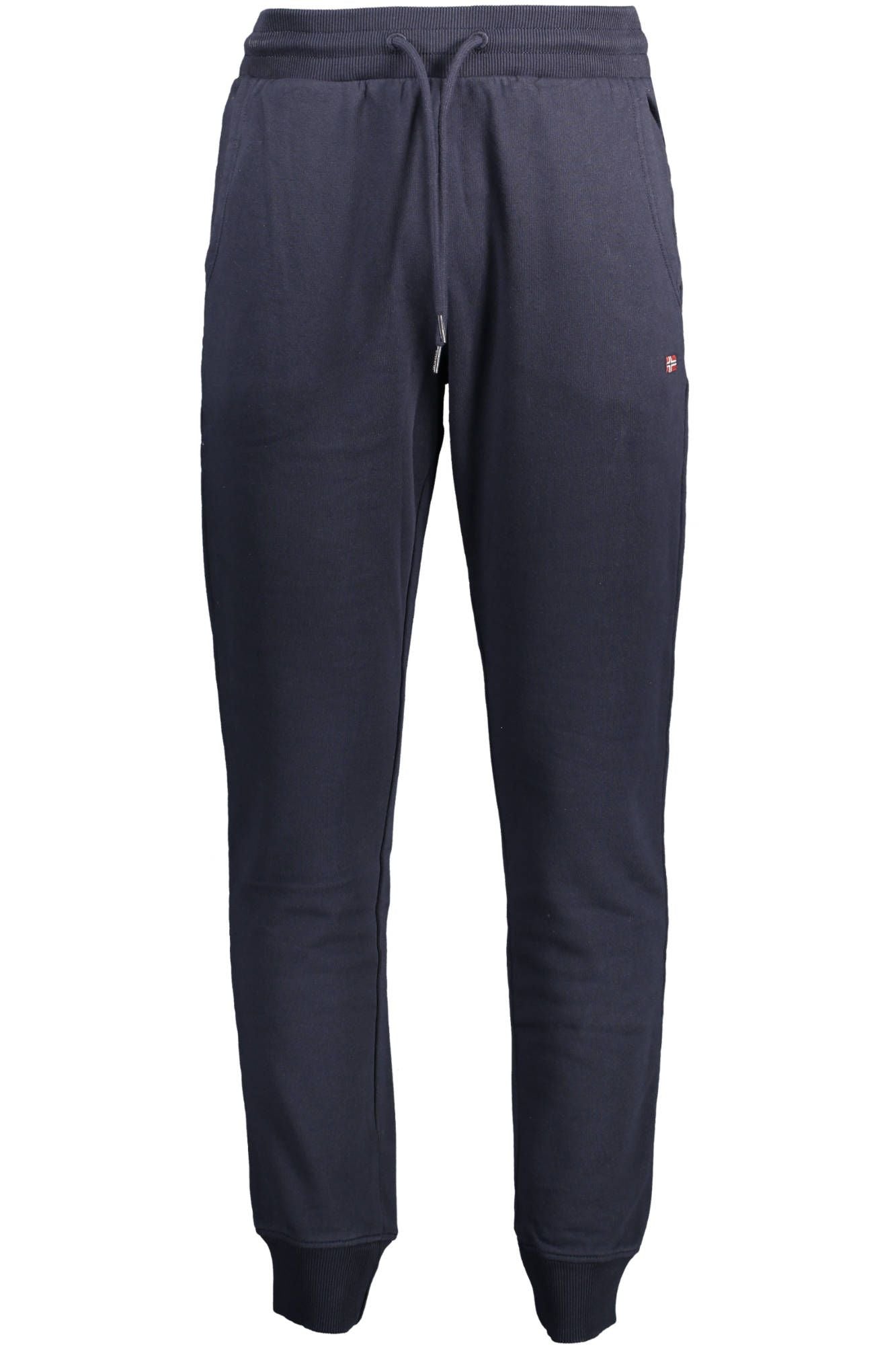 Blue Cotton Men Pant