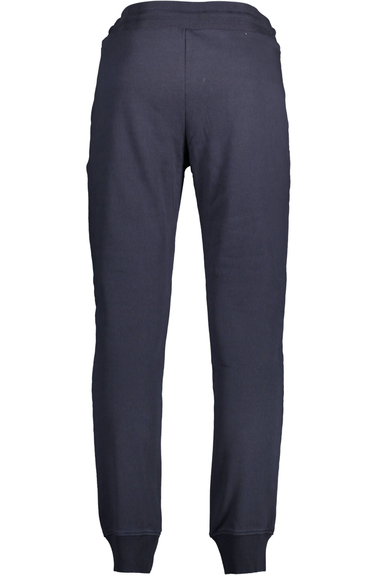 Blue Cotton Men Pant