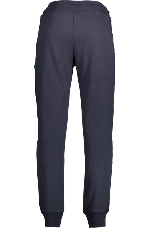 Blue Cotton Men Pant