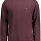 Purple Cotton Men Sweater