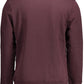 Purple Cotton Men Sweater