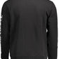 Black Cotton Men Sweater