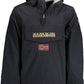 Black Polyamide Men Jacket