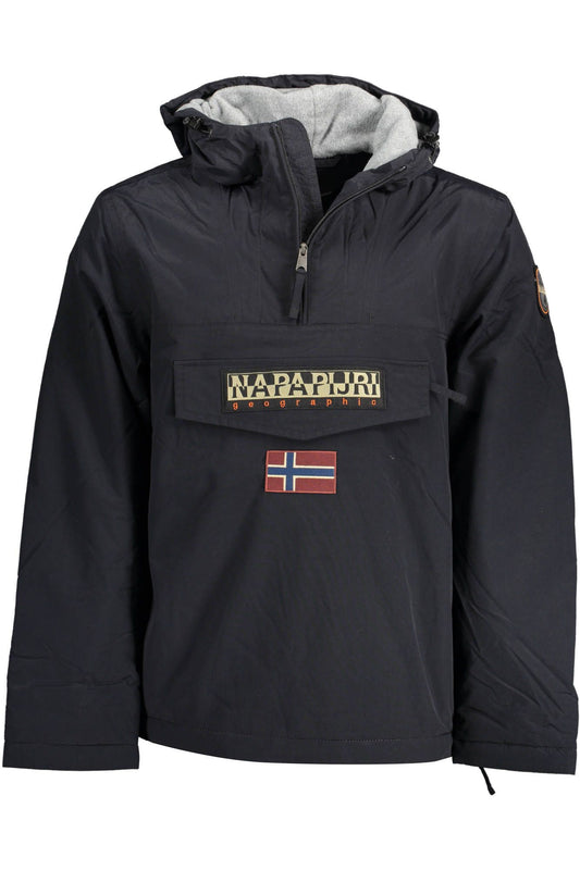 Black Polyamide Men Jacket
