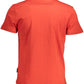 Red Cotton Men T-Shirt