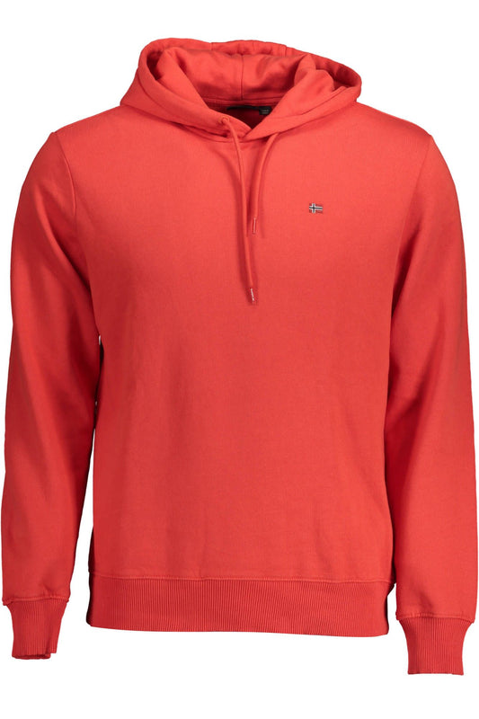 Red Organic Cotton Men Sweater