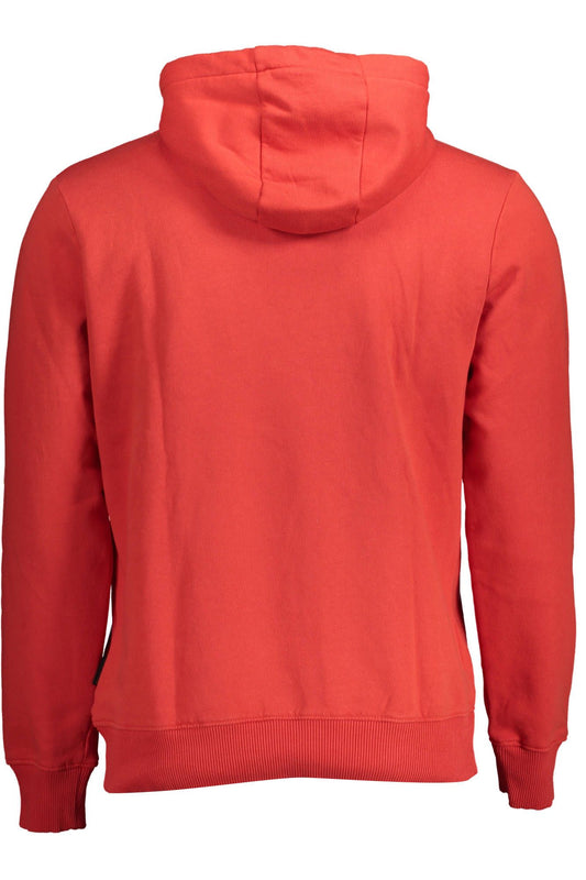Red Organic Cotton Men Sweater