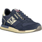 Blue Leather Men Sneaker