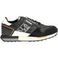 Black Polyester Men Sneaker
